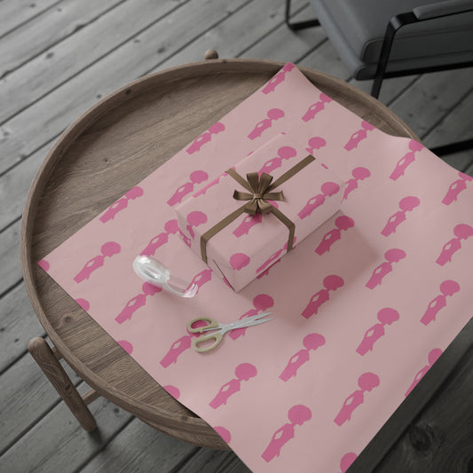 Afro Barbie Themed Wrapping Paper, Cute Gift Wrap for CHristmas, Birthdays, Baby Showers, Holidays, Parties, Arts and Crafts, Decorative Gift Wrap